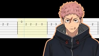 Jujutsu Kaisen S3 OP - Aizo (Easy Guitar Tabs Tutorial) King Gnu