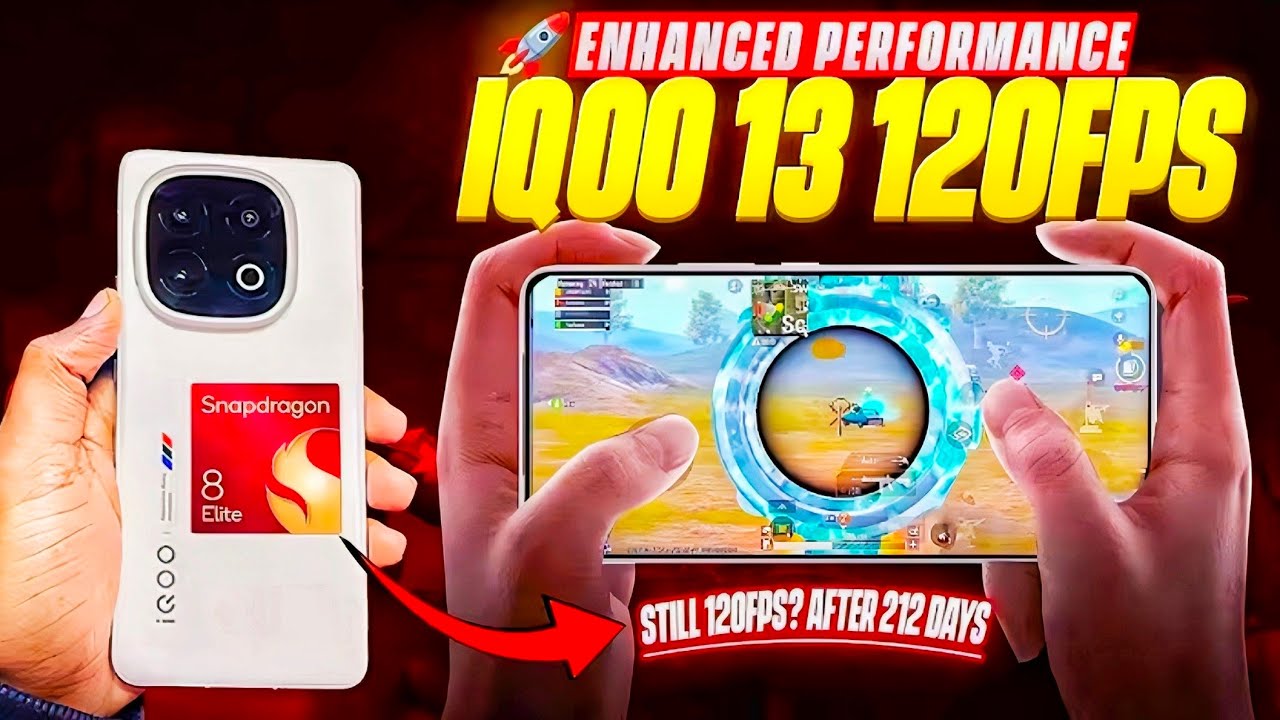 iQOO 13🔥 120 FPS BGMI TEST After 213 Days ⚡ Snapdragon 8 Elite Gaming ...
