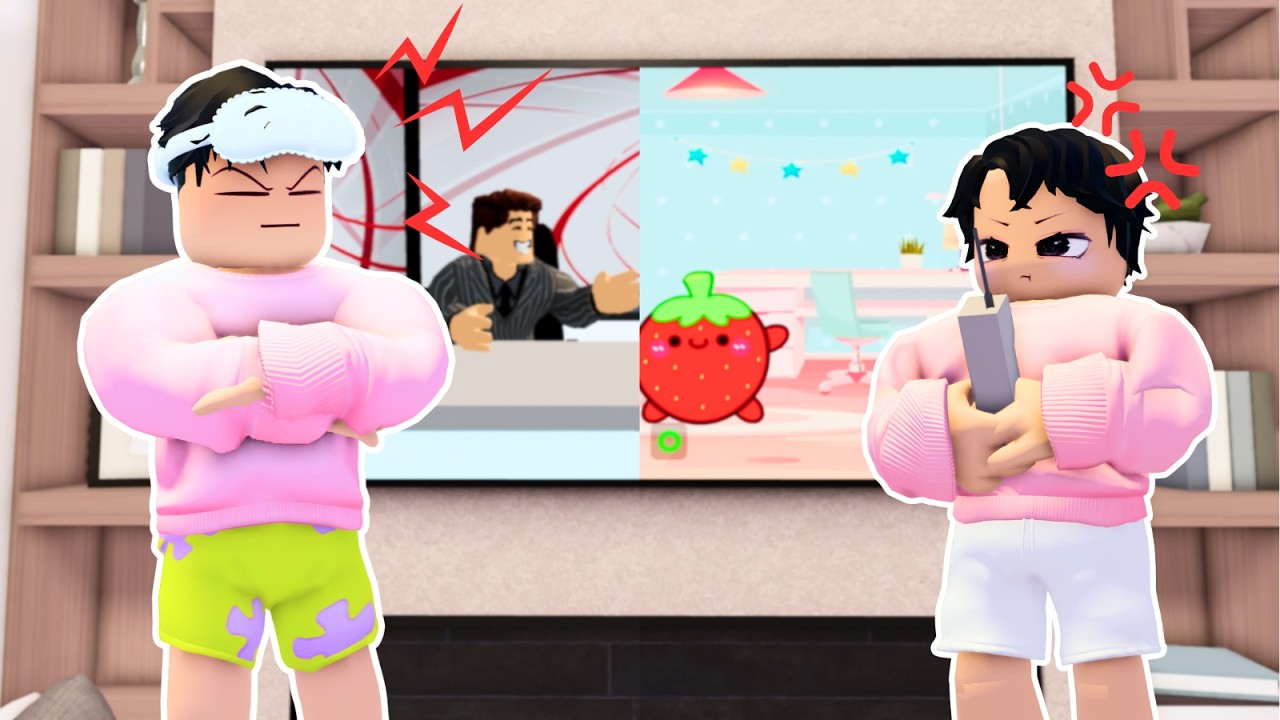 AA REBUTAN REMOT TV SAMA POPPY | 💖 Berry Avenue Roblox Indonesia