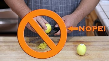 How to Properly Zest A Lemon & Other Citrus Fruit