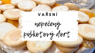 RECEPTY: Nepečený dort z piškotů a zakysané smetany🍰