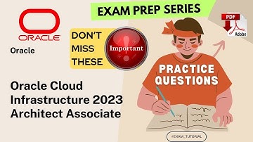 1z0-1072-23 Exam Tutorial🔥IMPORTANT TOPICS🔥| Oracle Cloud Infrastructure 2023 Architect Associate