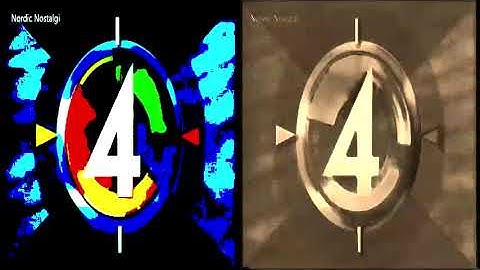 (NOT MY VIDEO) 1995 TV4 Sweden Ident 50000000 scarier vs. G-Major