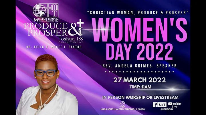 "Produce & Prosper" (Joshua 1:8) Rev. Angela Grime...