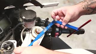 How-to: Align your motorcycle clip-on handlebars