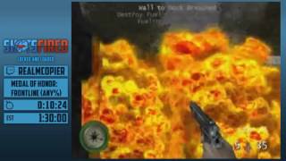Medal of Honor: Frontline (Any%) in 1:24:02 by Realmcopier - Shots Fired: Locked and Loaded