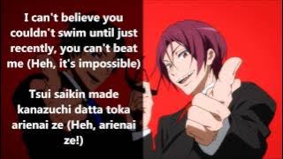 Free! Character Duet (Rin   Rei) GO ALL OUT Eng/Romaji Lyrics