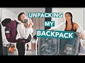 UNPACKING MY BACKPACK 🎒Reviewing the bag + what I packed // Recommendations + regrets