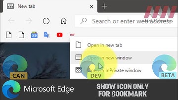 How to Show Icon Only for Bookmark in Microsoft Edge Chromium