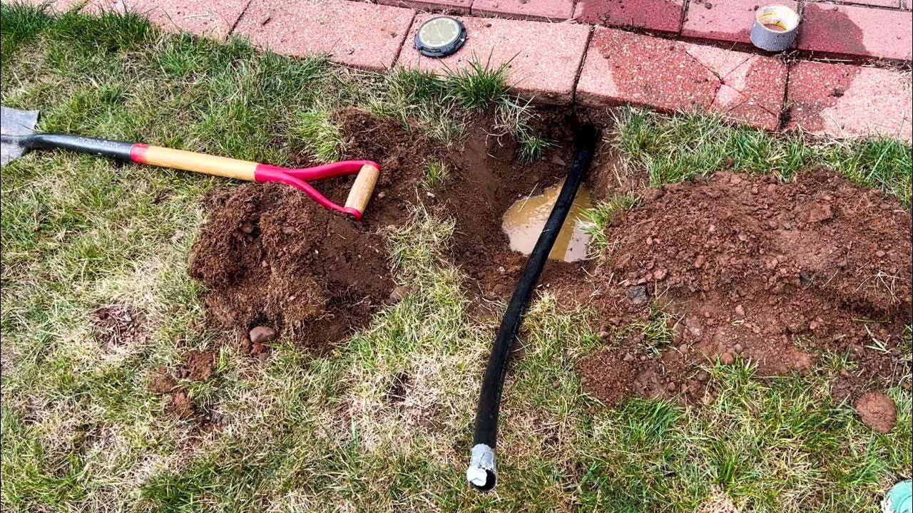 Run Pipes Under Sidewalk Without Breaking Concrete YouTube