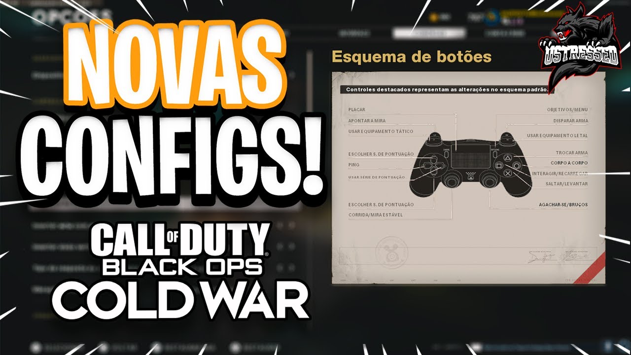 Minhas Novas Configs Black Ops Cold War - Fov, Sensibilidade e ...