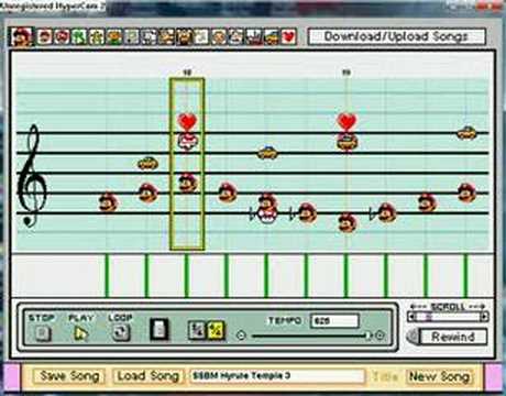 Mario Composer Paint SSBM Hyrule Temple