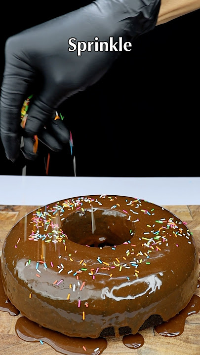Oreo Big Donut Cake ASMR #shorts #asmrcooking #viral￼