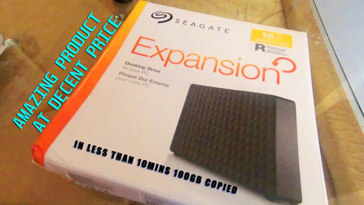 Seagate Expansion Desktop, 14 To, Disque dur externe HDD - USB 3.0