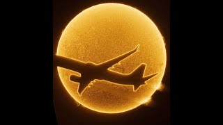 Plane Transiting the Sun Compilation - 11.21.25 screenshot 5