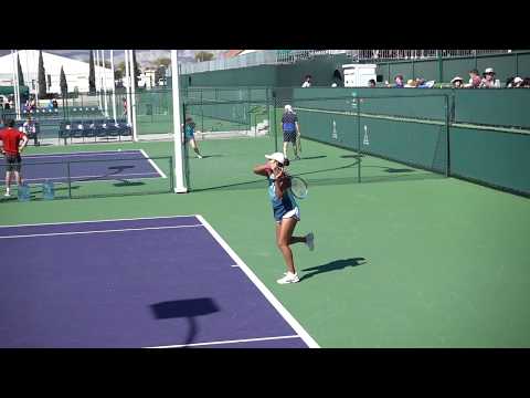 大坂なおみ選手【練習風景】ストローク Naomi Osaka 【Stroke Play Fore & Back】 2019 Indian Wells