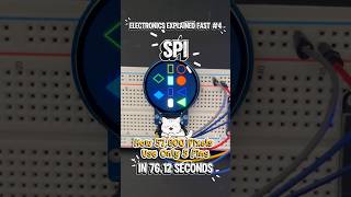 SPI Explained - ESP 32 - 57,600 Pixels Only5Pins -- Electronics Explained Fast #4