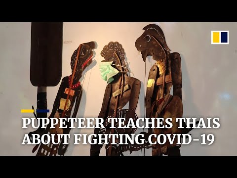 Coronavirus: Artist in Thailand creates puppet shows about fighting the spread of Covid-19