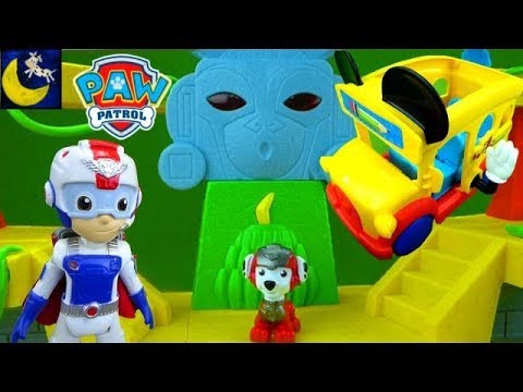 nick jr toys target Paw Patrol Funny Toy Stories School Bus Mission Paw Air Patroller Toys Video Compilation