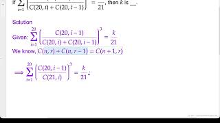 Problem Solving | Combinatorics | JEE Main 2019