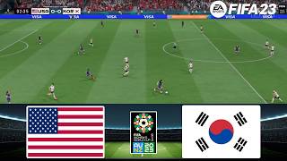 FIFA 23 - USA vs Korea 1/05/2026 - FIFA Women's World Cup 2023 - Gameplay PS5