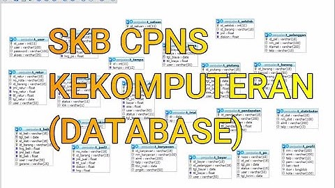 SKB CPNS KEKOMPUTERAN DATABASE