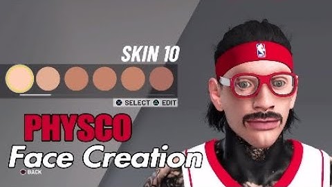 NBA 2K20 CHEESY PHYSCO FACE CREATION | TRYHARD/ COMP FACE SCAN