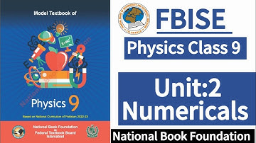 Class 9 Physics Unit 2 Numericals | New Syllabus 2024|LearnOnlineWithAnum