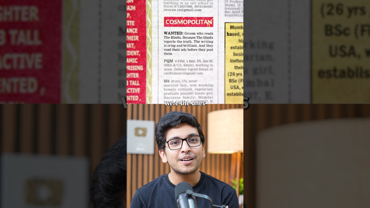 The Most Savage Newspaper Ad in India