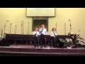 Cathey boys sing at reconnect musical