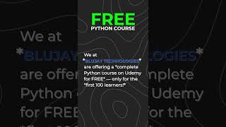 Learn Python for FREE on Udemy | Beginner to Pro in One Course!