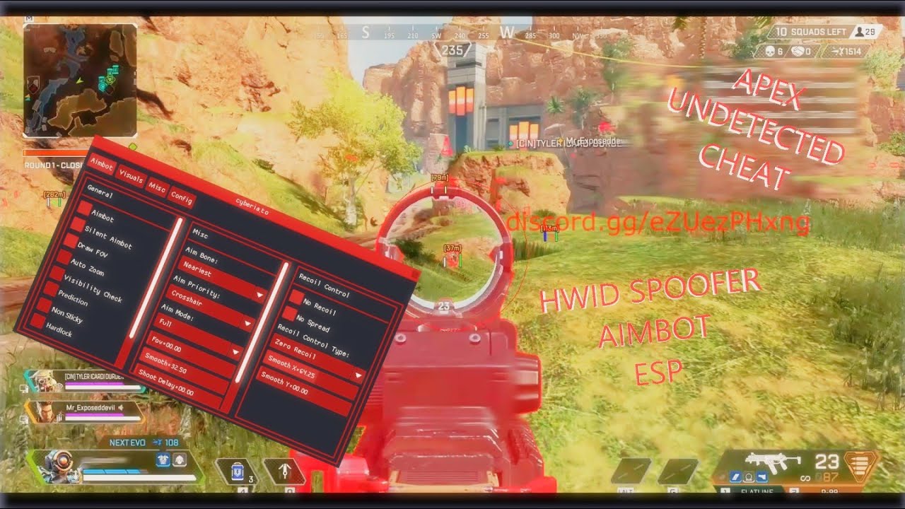 Apex Legends Hack & Cheat - Aimbot, ESP, NoRecoil, Skinchanger, Undetected 2023 | Hwid Spoofer | #2