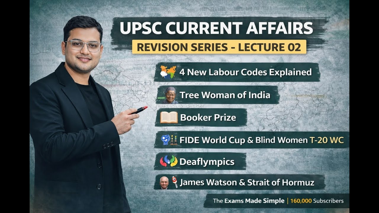 Lecture 02 - Current Affairs Revision Series 