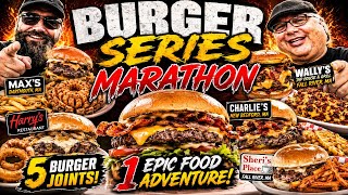 The Ultimate Burger Marathon! | 5 Burger Reviews in One Video
