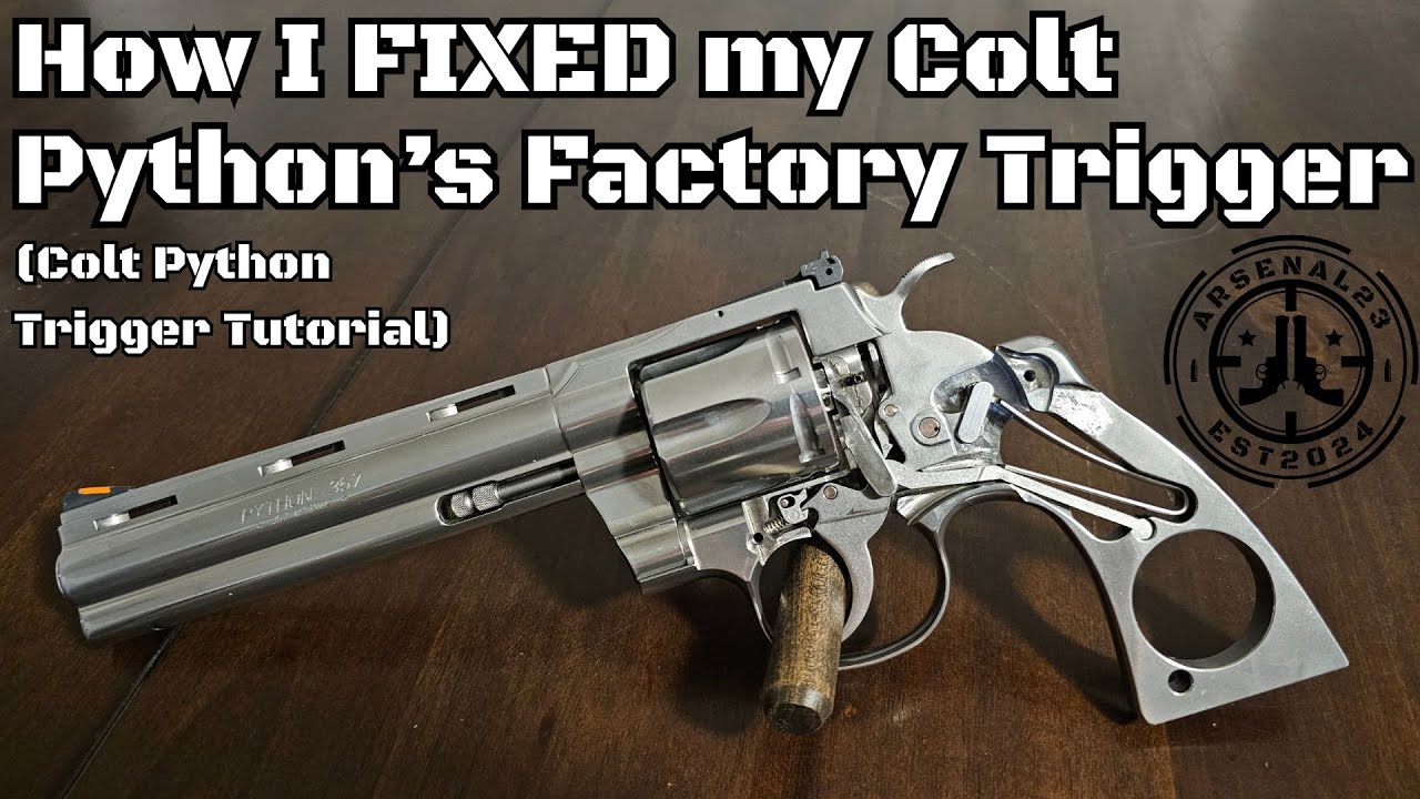 How I FIXED my Colt Python's Factory Trigger (Trigger-Job Tutorial ...