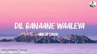 Arijit Singh - Dil Banaane Waaleya (Lyrics)|Fighter, Jonita Gandhi, Hrithik Roshan, Deepika Padukone