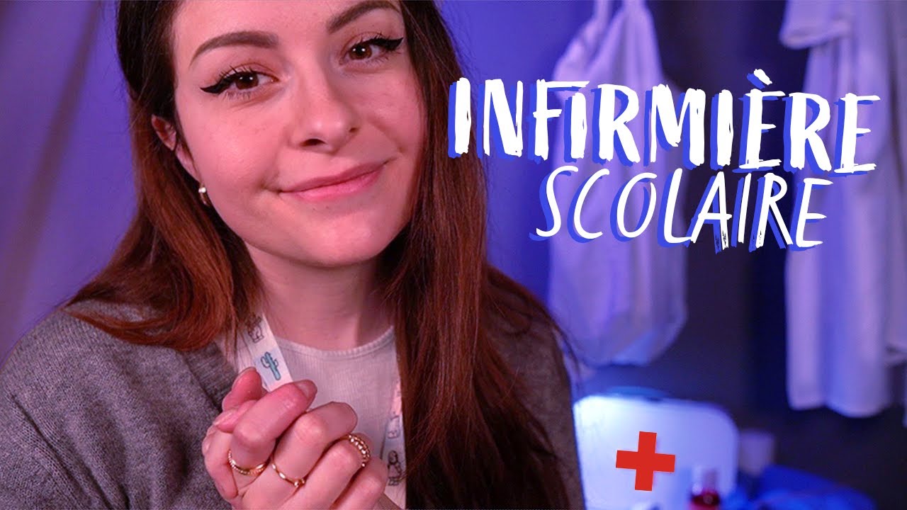 Angoissé ? stressé ? 😷 l' INFIRMIERE SCOLAIRE te rassure 💜 | asmr