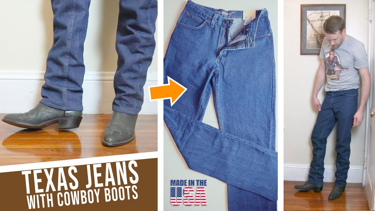 Affordable and USA Made: Texas Jeans with Cowboy Boots -