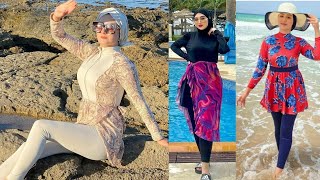 جديد لباس البحر للمحجبات 🏊/موضة صيف 2022/swimwear for veiled/Hijabi girl