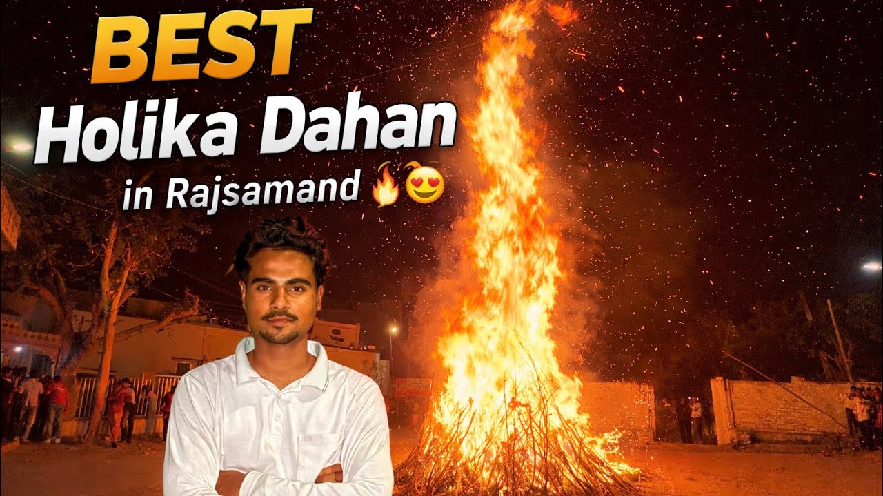 Best holika dahan in Rajsamand 🔥😍|| Dhoinda holika dahan🔥