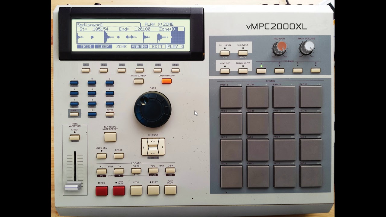 ドラム・サンプラーの名機、AKAI MPC2000XLを忠実に再現したソフト音源 