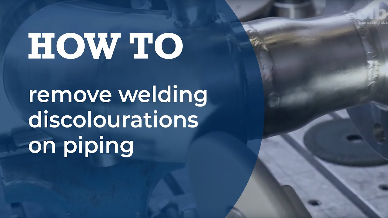 Welding discolourations on piping (F-line Rebel One unitized)