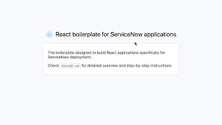 React in ServiceNow Part 3: Development