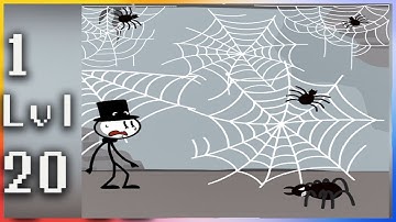 Prison Escape: Stickman Adventure - Gameplay Walkthrough - Levels 1-20