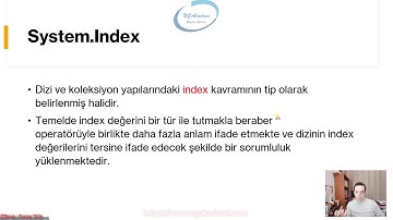 271) (C# 8.0)Ranges and Indices - System.Index Türü