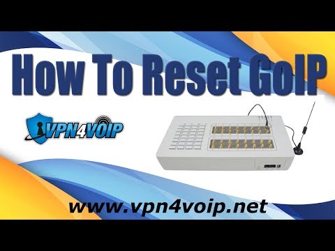 How To Reset GoIP GSM Gateway Device