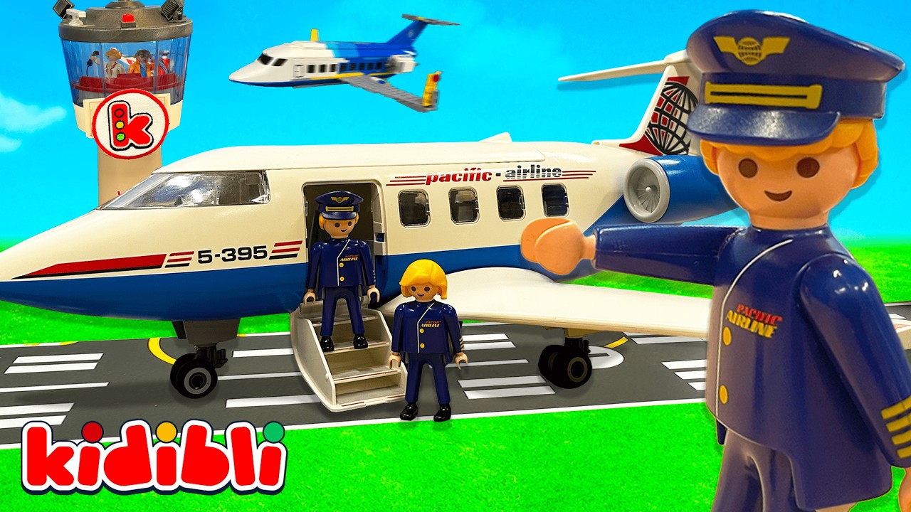 Die Feuerwehr rettet das Flugzeug! ✈️🚒 Spielzeug Feuerwehr Auto für Kinder | Kidibli