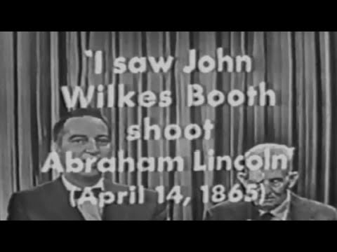 Last Witness to President Abraham Lincoln Assassination I&rsquo;ve Got A Secret