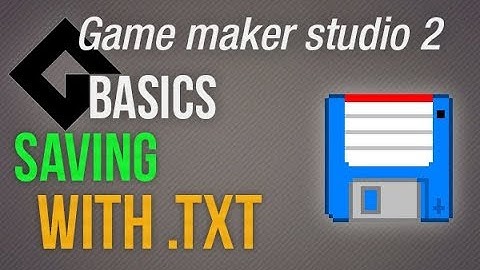 🔴Game Maker Studio 2 | Basics - Saves with .txt - all the way in