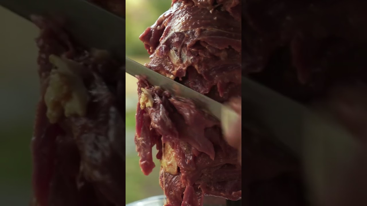 🌯 Giant Doner Kebab with Fresh Homemade Meat! This Will Make You Hungry! 🤤🔥